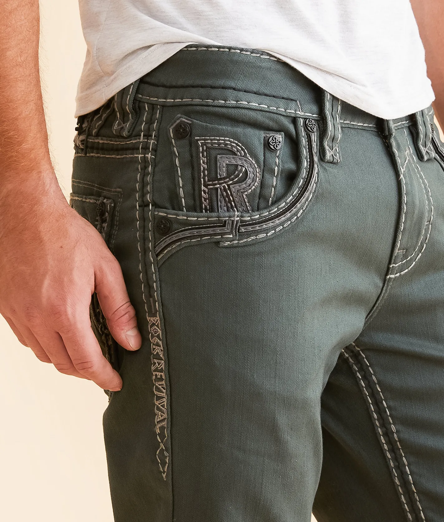 Bottoms | Rock Revival Vance Straight Stretch Pant Vance J203