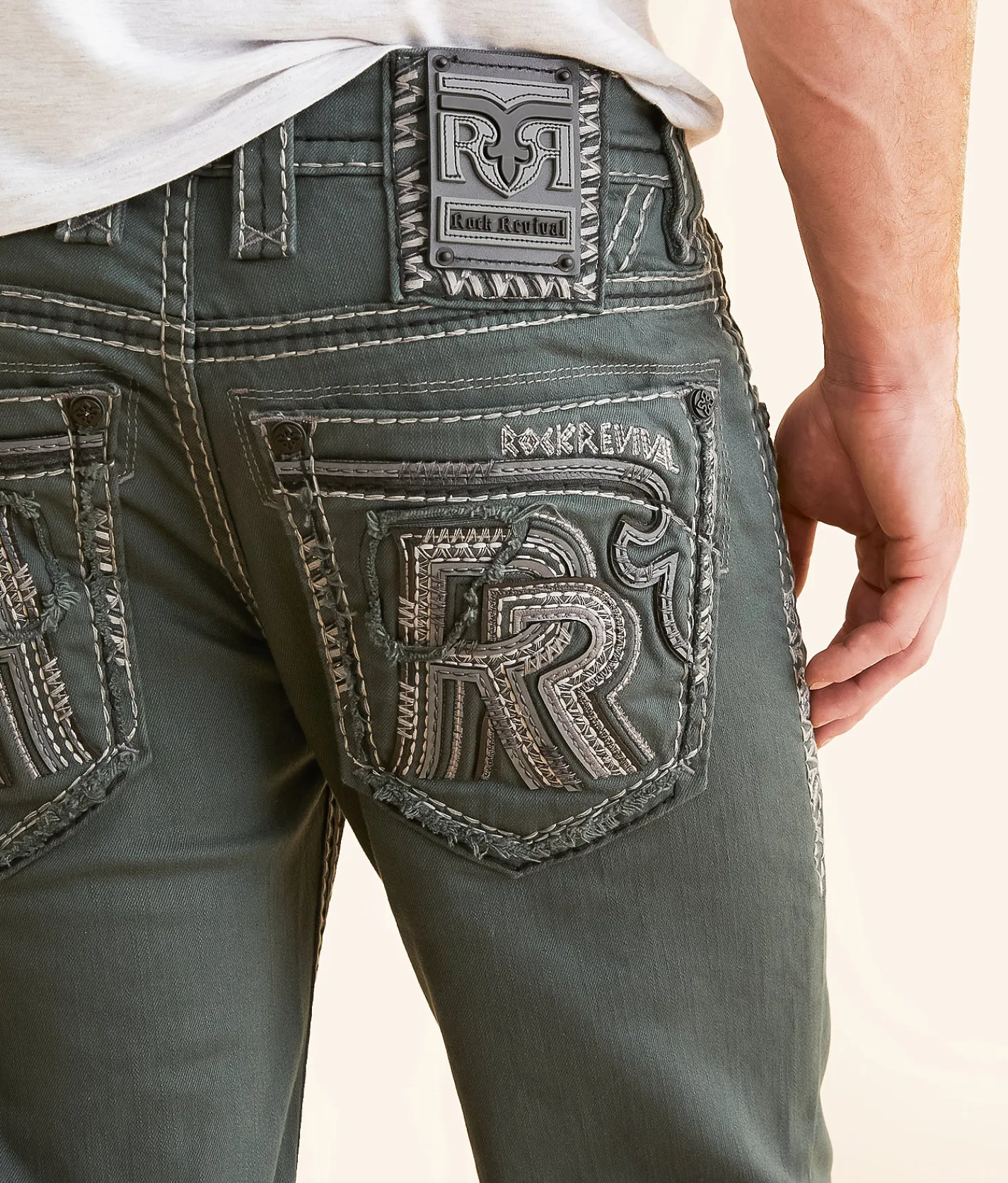 Bottoms | Rock Revival Vance Straight Stretch Pant Vance J203
