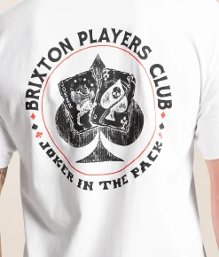 Tops|Graphic T-Shirts | Brixton Vanguard T-Shirt White