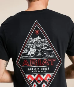 Tops|Graphic T-Shirts | Ariat Vaquero Fresa T-Shirt Black