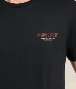 Tops|Graphic T-Shirts | Ariat Vaquero Fresa T-Shirt Black