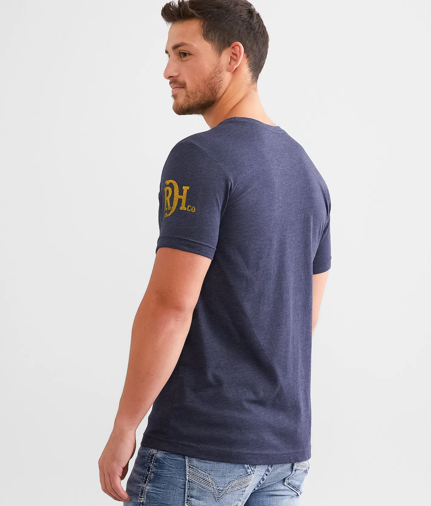 Graphic T-Shirts | Red Dirt Hat Co. Vaquero T-Shirt Heather Midnight Navy