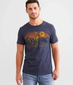 Graphic T-Shirts | Red Dirt Hat Co. Vaquero T-Shirt Heather Midnight Navy