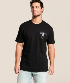 Tops|Graphic T-Shirts | Sullen Varsity Blues T-Shirt Jet Black