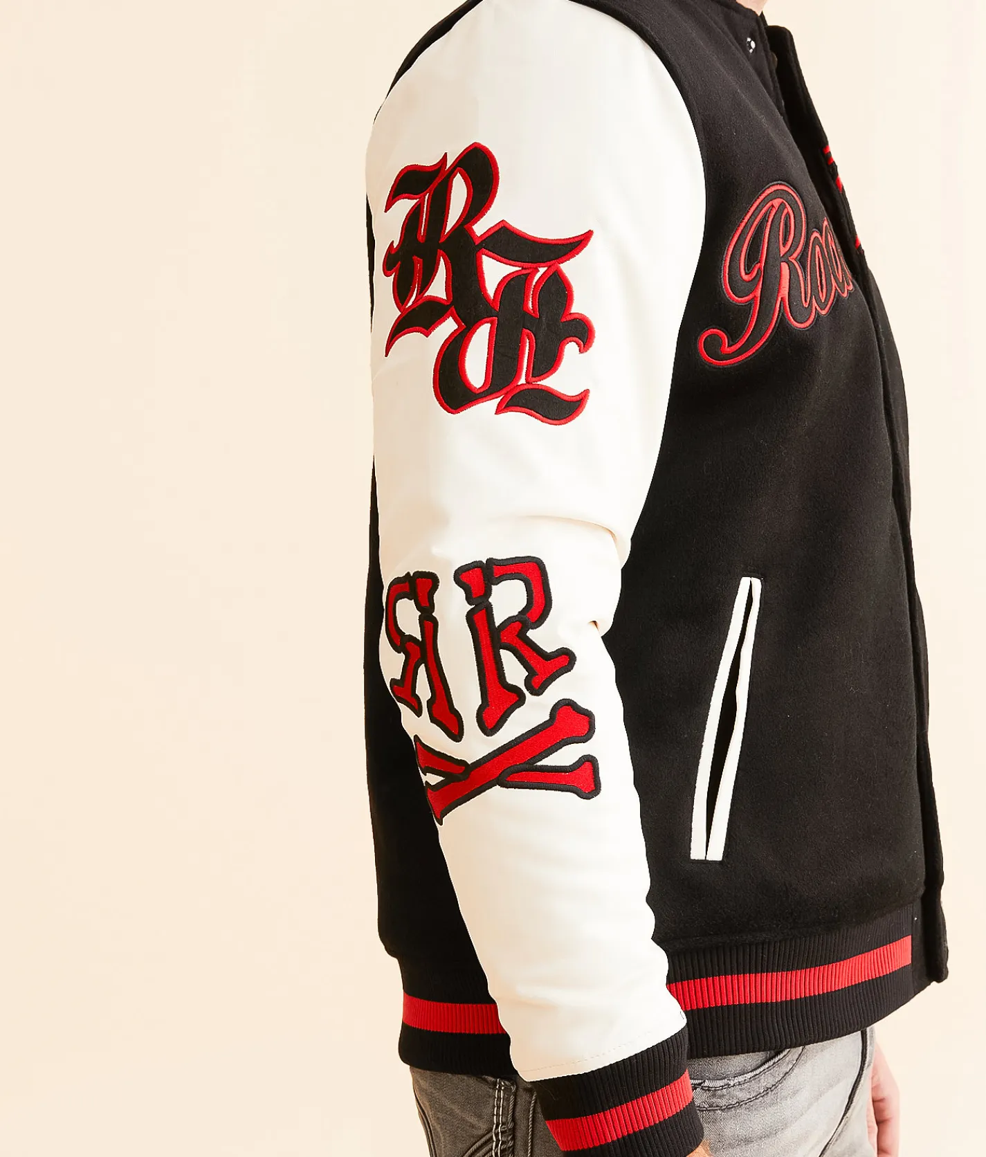 Rock Revival Varsity Jacket Black Best