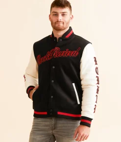 Rock Revival Varsity Jacket Black Best
