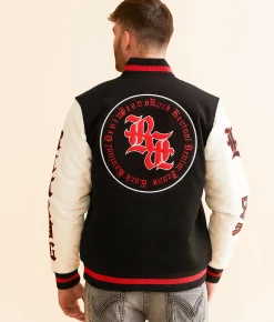 Rock Revival Varsity Jacket Black Best