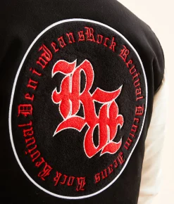 Rock Revival Varsity Jacket Black Best