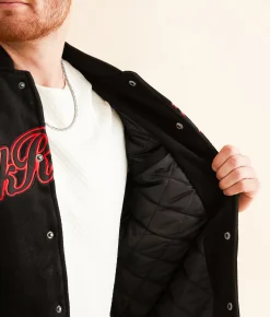 Rock Revival Varsity Jacket Black Best