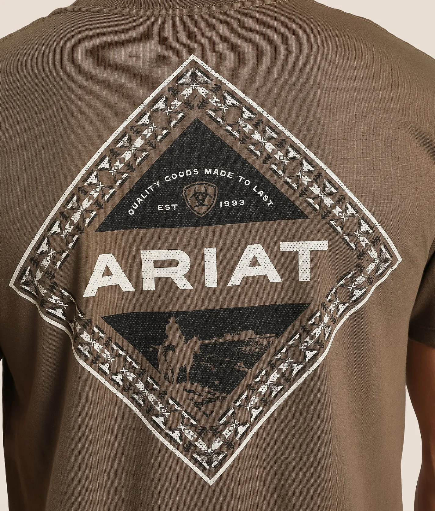 Ariat Vaya Con Dios T-Shirt Teak Sale