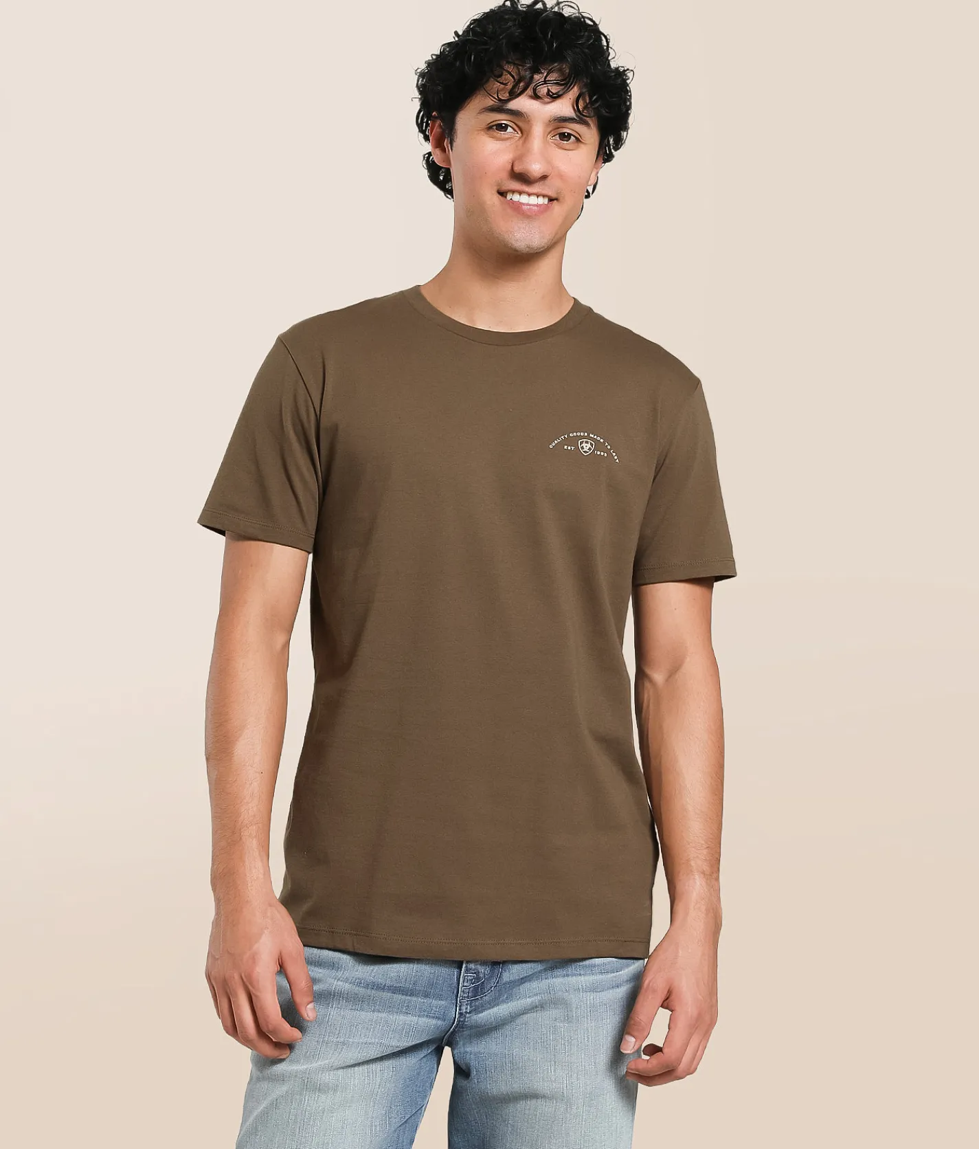 Ariat Vaya Con Dios T-Shirt Teak Sale