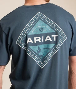 Tops|Graphic T-Shirts | Ariat Vaya Con Dios T-Shirt Blue Dusk