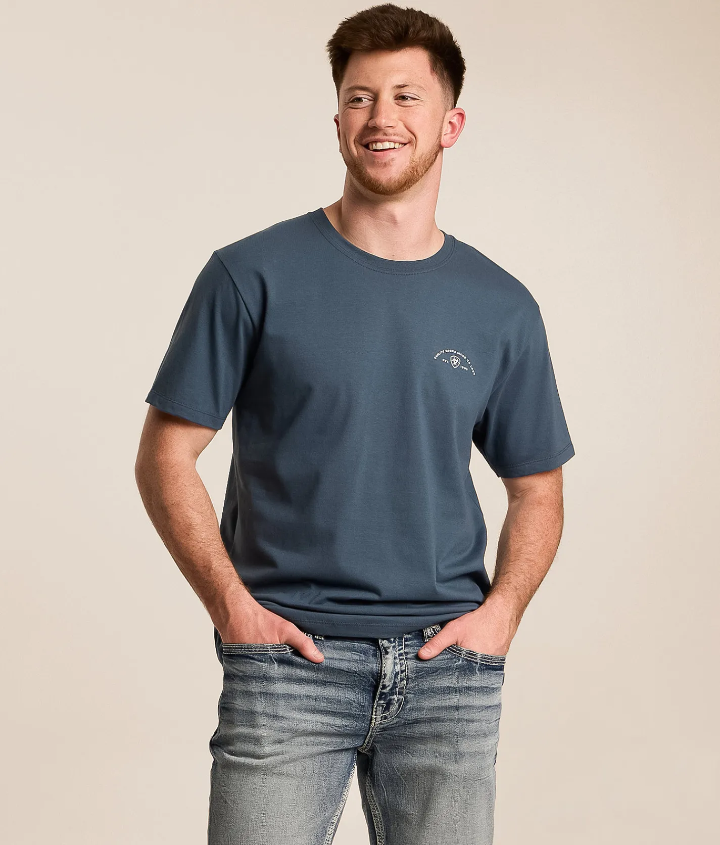 Tops|Graphic T-Shirts | Ariat Vaya Con Dios T-Shirt Blue Dusk
