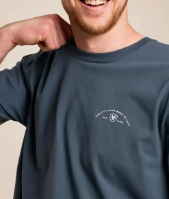 Tops|Graphic T-Shirts | Ariat Vaya Con Dios T-Shirt Blue Dusk