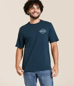 Hurley Velocity T-Shirt Armored Navy New