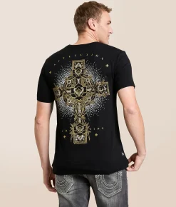 Tops|Graphic T-Shirts | Affliction Velvet Messiah T-Shirt Black