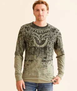 Graphic T-Shirts | Affliction Vengeful Scream T-Shirt Abbey Stone