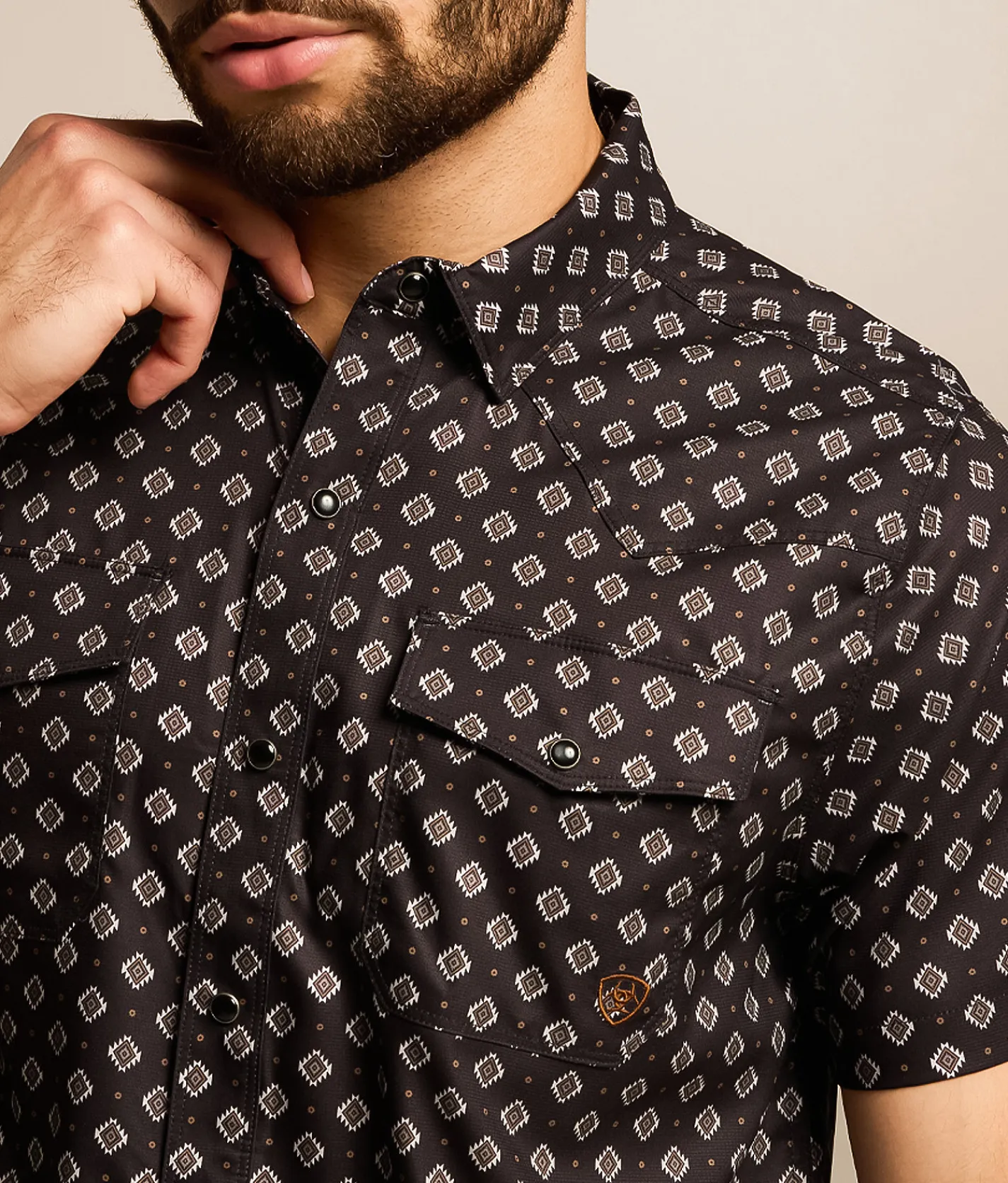 Ariat VentTEK Fitted Western Shirt Black Sale