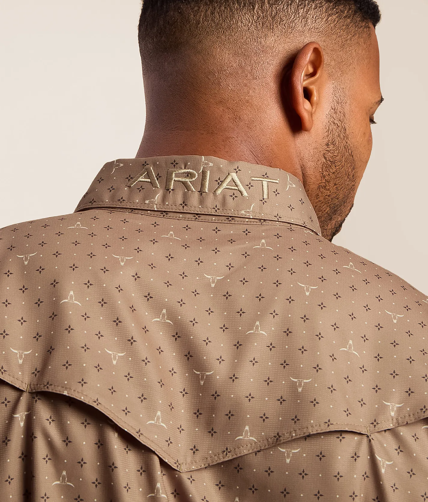 Tops | Ariat VentTEK Fitted Western Shirt Fossil