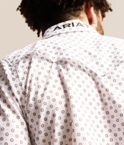 Tops | Ariat VentTEK Fitted Western Shirt White