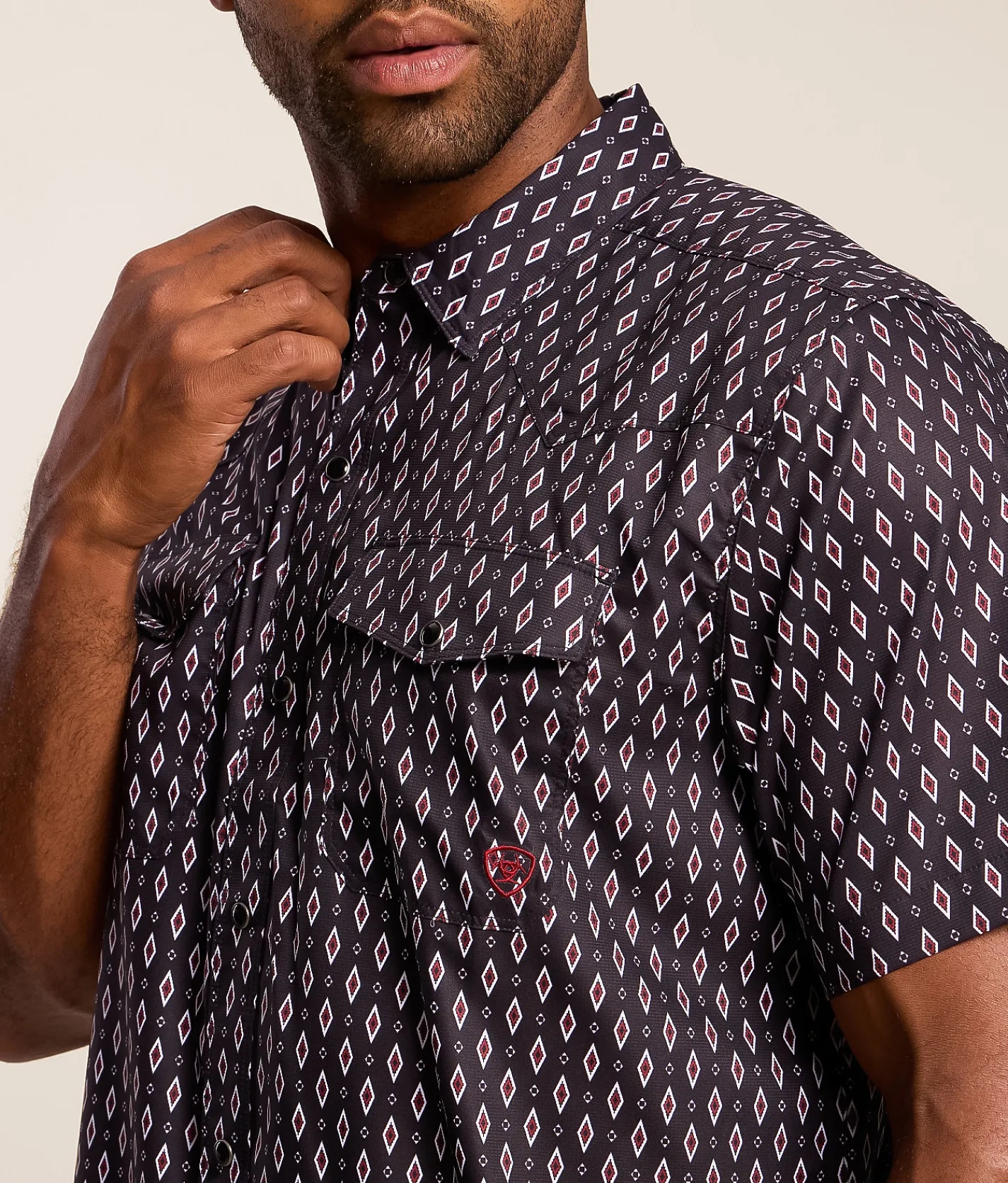 Tops | Ariat VentTEK Fitted Western Shirt Black