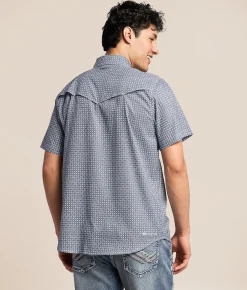 Ariat VentTEK Fitted Western Shirt Tobias Bright White Discount