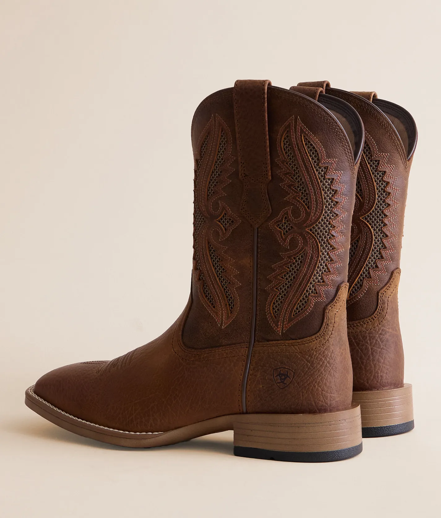 Ariat VentTEK Leather Cowboy Boot Earth Mack Brown Clearance