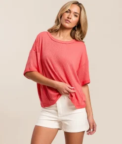 White Crow Vera Textured Top Rose of Sharon Outlet