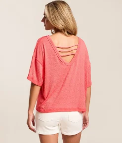 White Crow Vera Textured Top Rose of Sharon Outlet