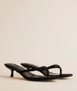 Shoes | Mia Veronikah Kitten Heel Sandal Black