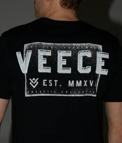 Graphic T-Shirts | Veece Verticals T-Shirt Black