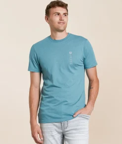 Veece Vertical T-Shirt Canton Blue Heather