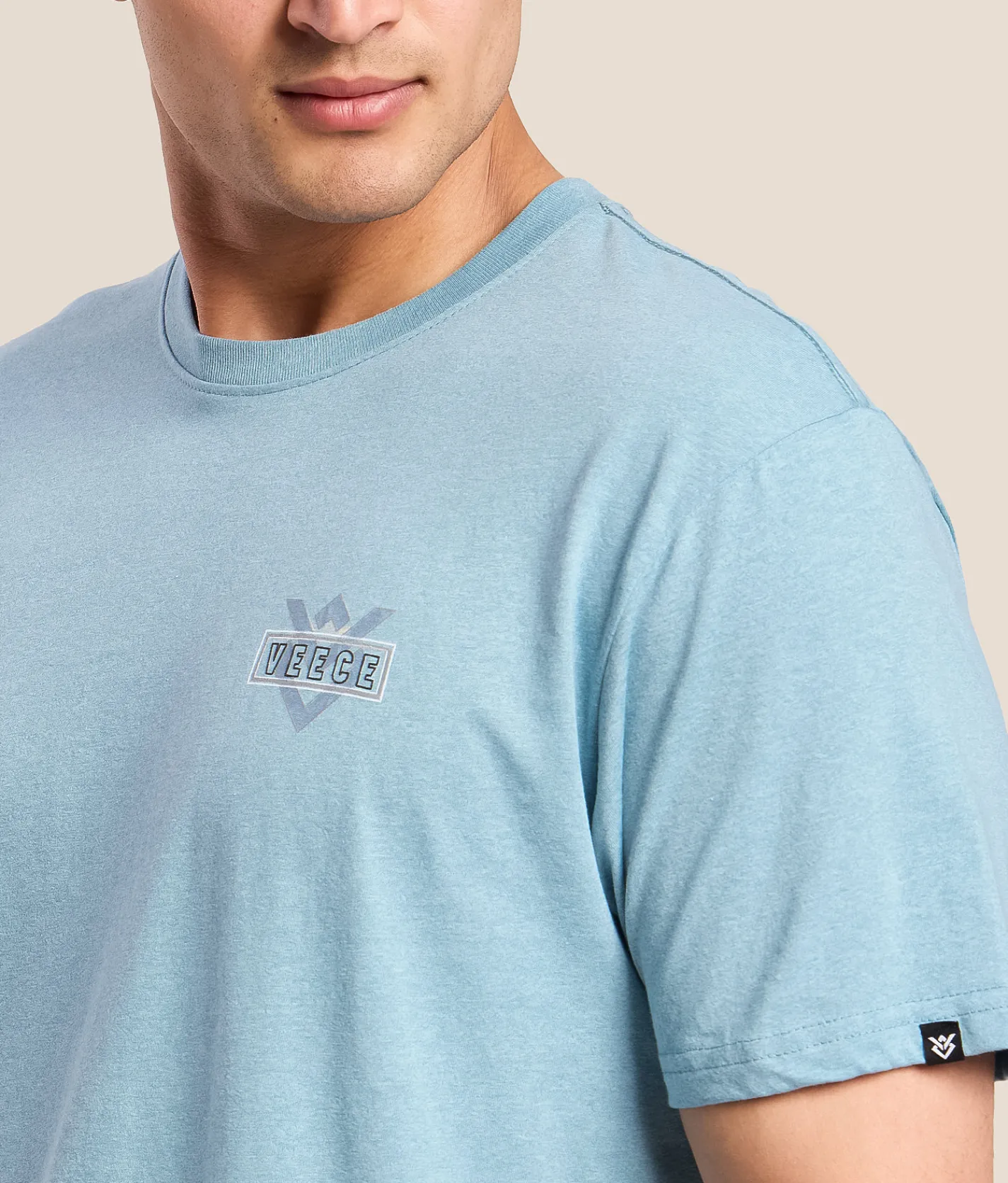 Tops|Graphic T-Shirts | Veece Verticle Wave T-Shirt Storm Blue Ski Blue