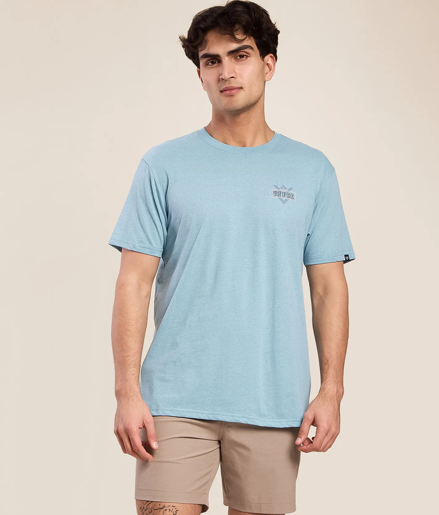 Tops|Graphic T-Shirts | Veece Verticle Wave T-Shirt Storm Blue Ski Blue