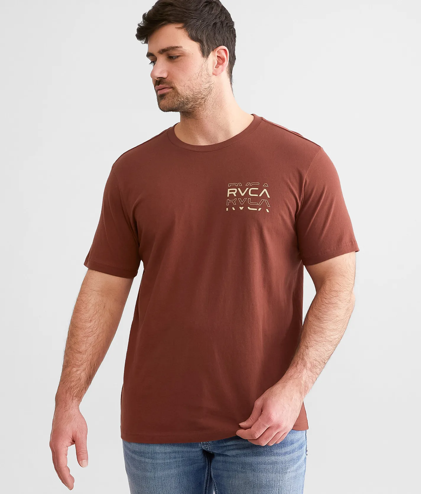 RVCA Vert T-Shirt Red Earth Hot