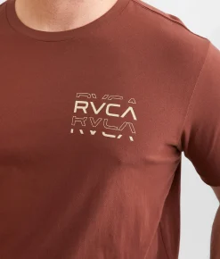 RVCA Vert T-Shirt Red Earth Hot