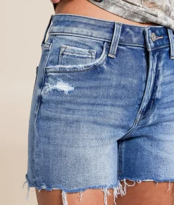 Bottoms|Shorts | VERVET by Flying Monkey VERVET Rebecca High Rise Stretch Short Disarming