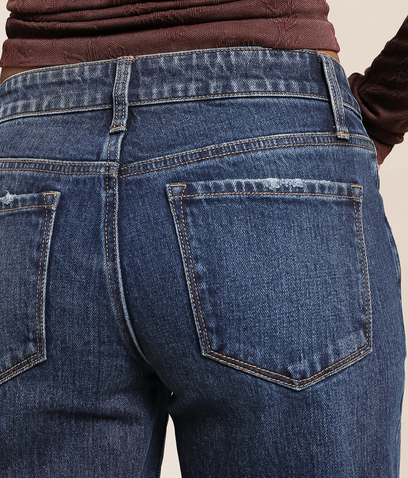 VERVET by Flying Monkey V-Front Wide Leg Stretch Jean Hebe Hot