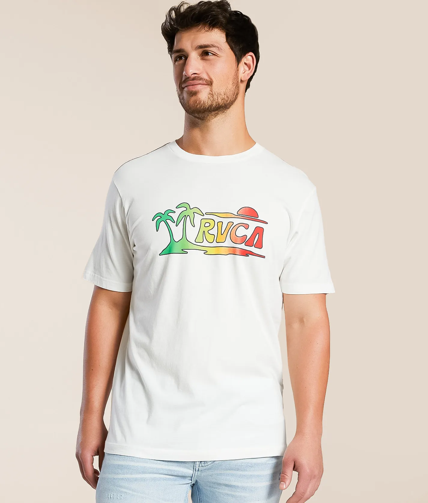 RVCA Vibrations T-Shirt Antique White