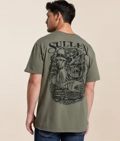 Sullen Vice City T-Shirt Moonmist Clearance
