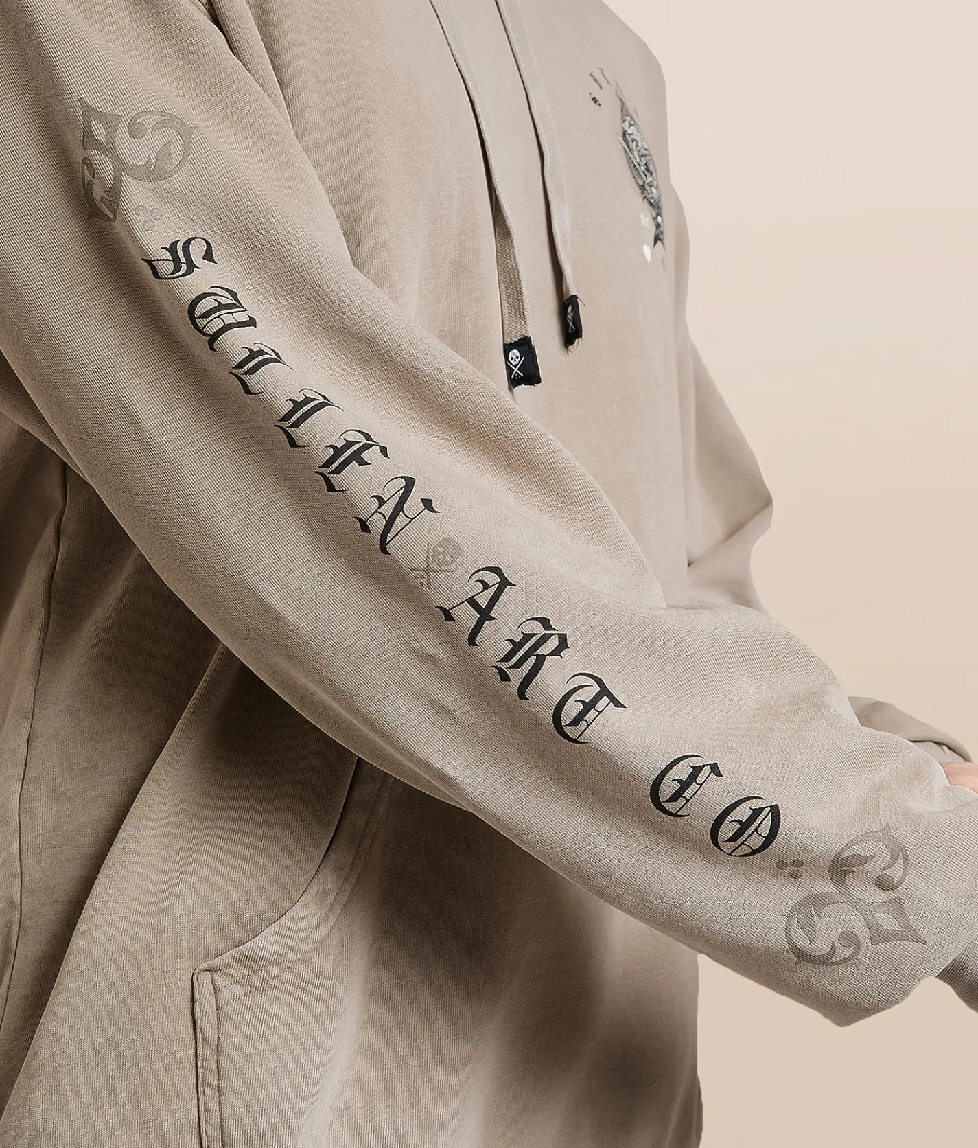 Tops | Sullen Victory Hooded Sweatshirt Chateau Grey Mineral Wash