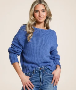 Z Supply Vida Reversible Sweater Riviera Discount