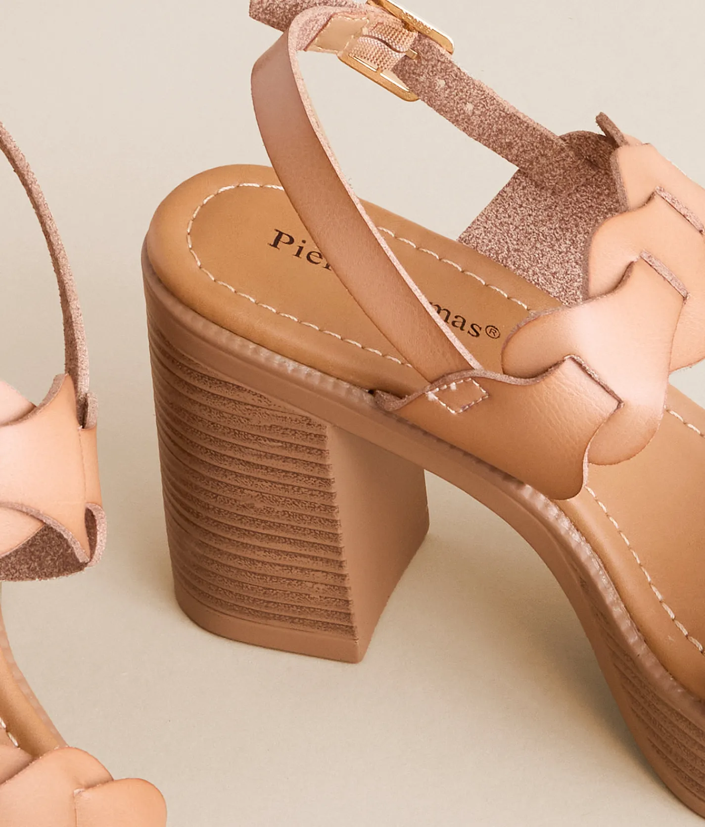Shoes | Pierre Dumas Vikki Heeled Sandal Nude