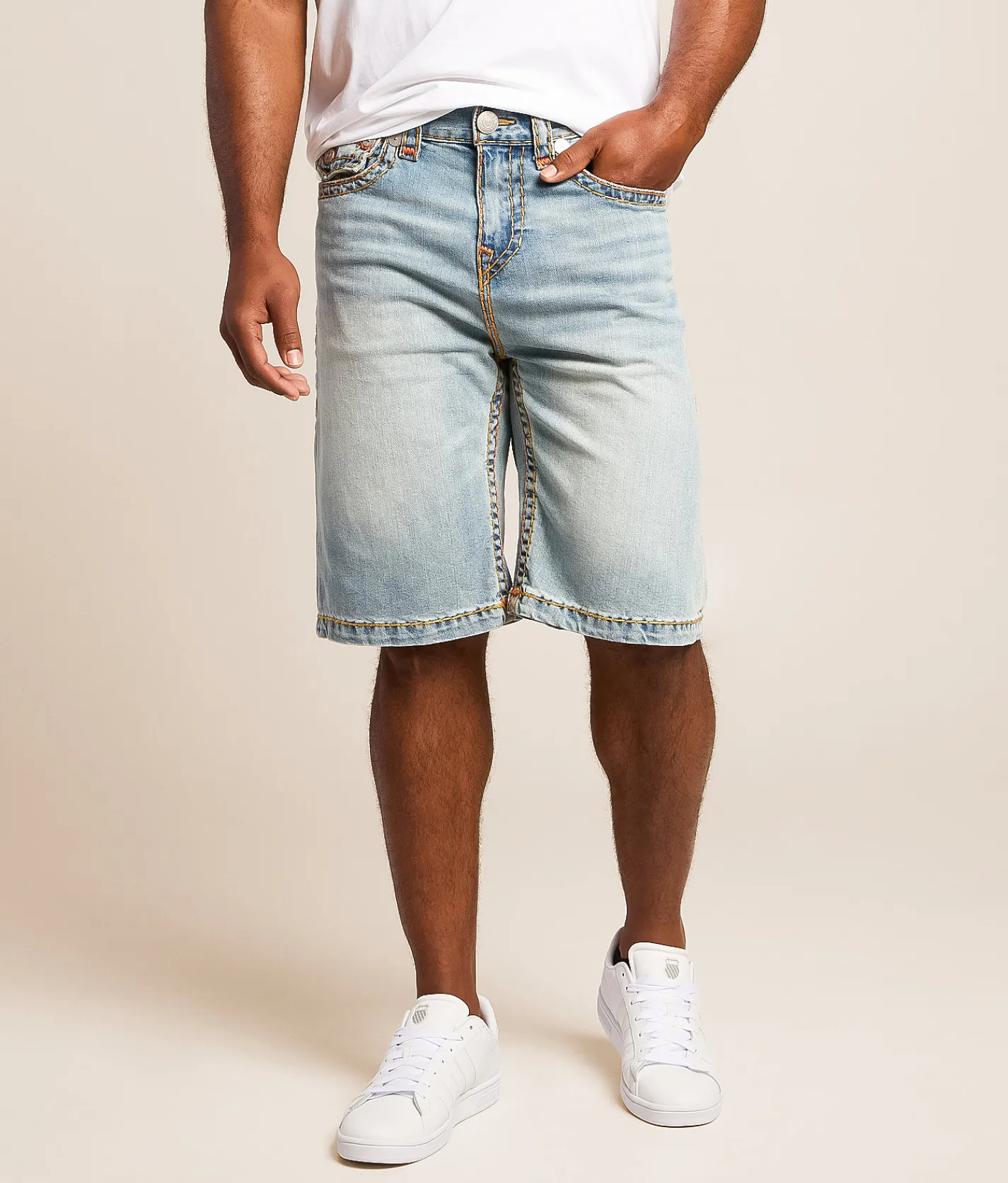 Shorts | True Religion Vinny Stretch Short Shattered Medium Indigo