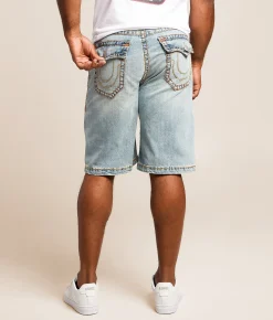 Shorts | True Religion Vinny Stretch Short Shattered Medium Indigo