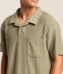 Tops | Rhythm Vintage French Terry Polo Sage
