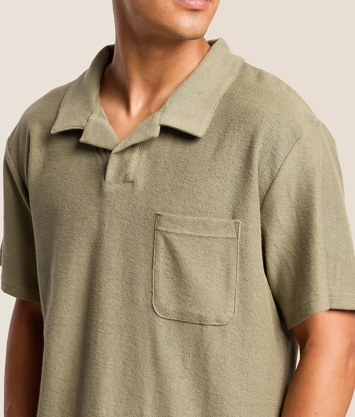 Tops | Rhythm Vintage French Terry Polo Sage