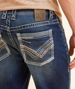 Buckle Black Vintage Nine Straight Stretch Jean Dover Clearance