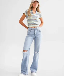 Jeans|Bottoms | Flying Monkey Vintage Straight Stretch Jean Ally