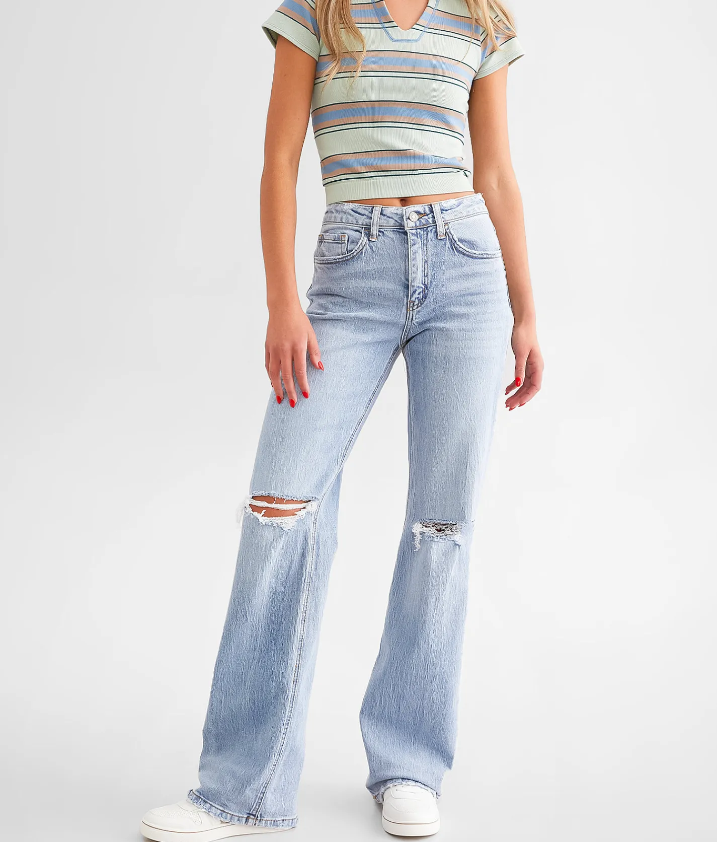 Jeans|Bottoms | Flying Monkey Vintage Straight Stretch Jean Ally